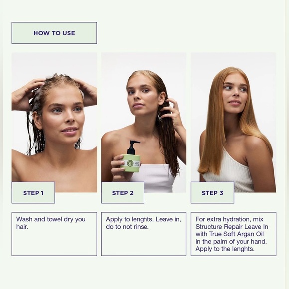 NWT Maria Nila Structure Repair Leave In Cream - Picture 3 of 7